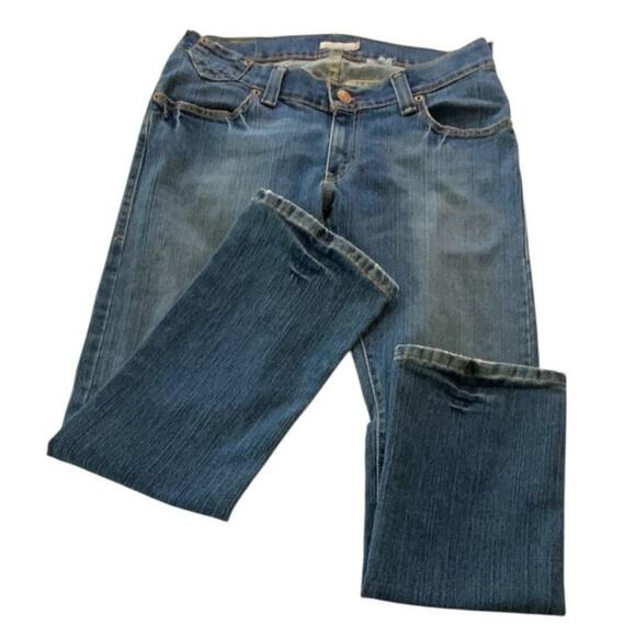 Levis 504 Red Tab Jeans Womens 14 Slouch Straight Leg Mid Wash Streetwear Denim - Picture 4 of 9